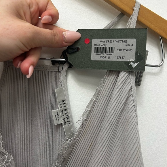 NWT ALL SAINTS “May Dress” size 4 - Picture 3 of 4
